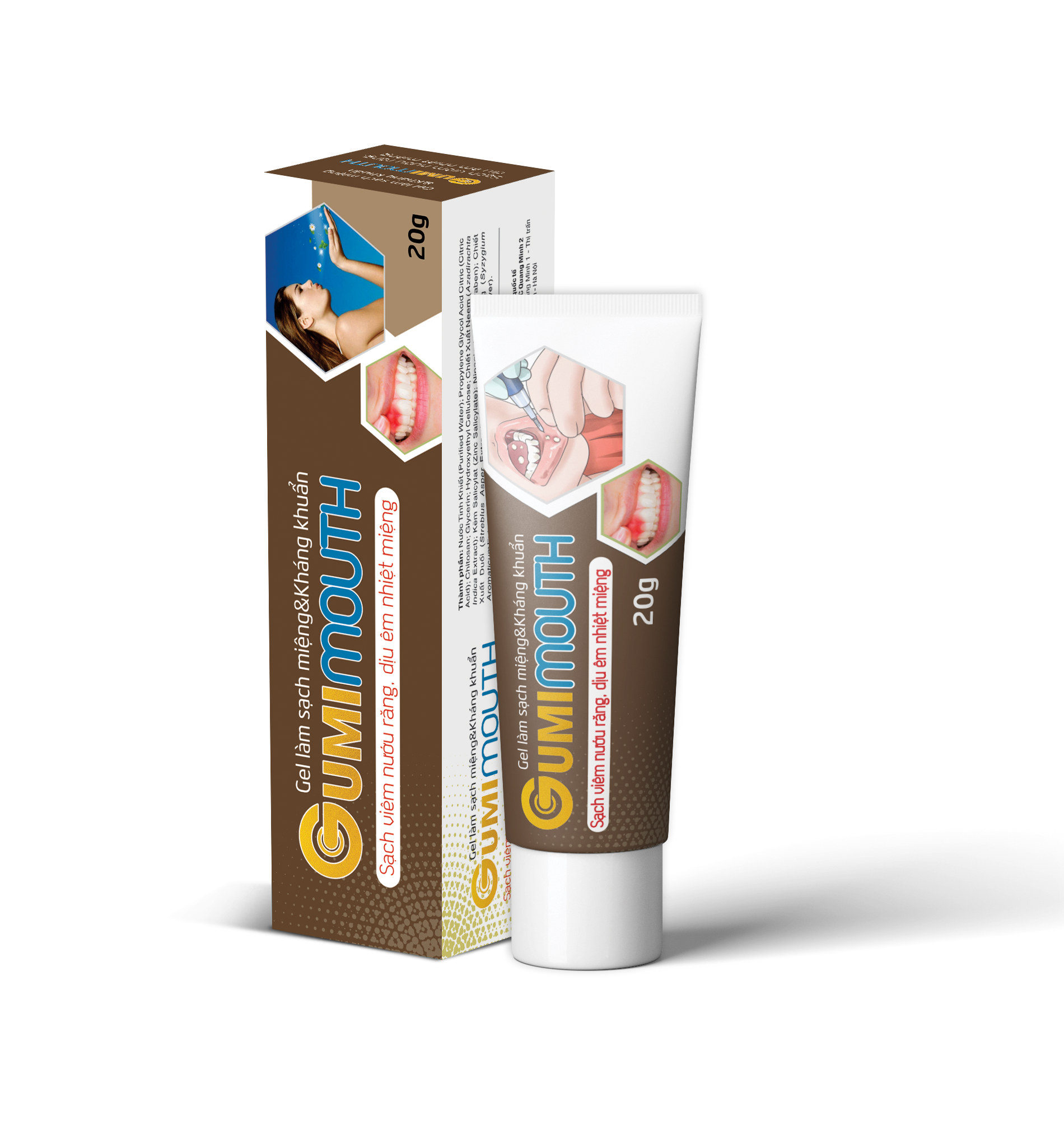 GEL LÀM SẠCH MIỆNG VÀ KHÁNG KHUẨN GUMIMOUTH